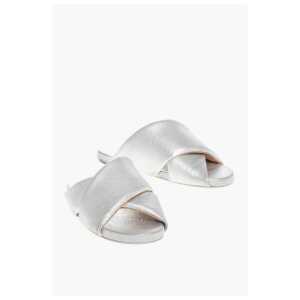 Marsell Criss-Cross leather Slides