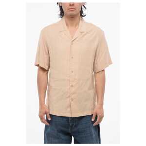 Armani EMPORIO Back Embroidered PALMS Bowling Shirt