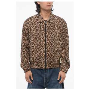 Armani EMPORIO Unlined Reversible Bomber Jacket with Animal Pattern