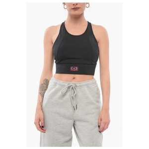 Armani EMPORIO Sporty Cropped Top with Padding