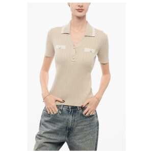 Armani EMPORIO ICON Ribbed Sweater with Polo Neck