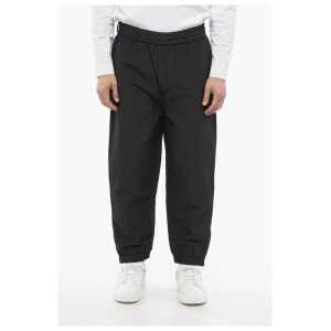 Armani EMPORIO Padded Nylon Sweatpants with Cuffs