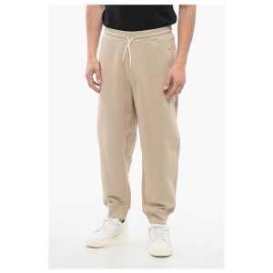 Armani EMPORIO Brushed Cotton Sweatpants with Cuffs