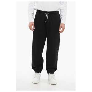 Armani EMPORIO Brushed Cotton Sweatpants with Cuffs