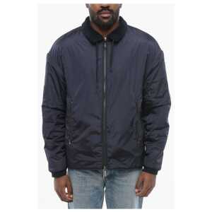 Armani EMPORIO Reversible Windbreaker with Sherpa Lining