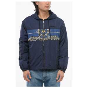 Versace Hooded SAILOR Nylon Windbreaker