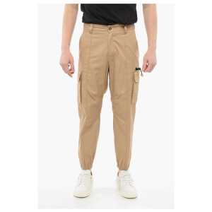 Versace Cotton Cargo Pants with Cuffs