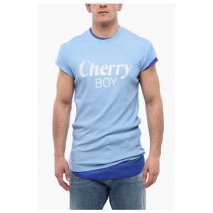 Dsquared² Layered CHERRY BOY T-shirt with Choke Fit