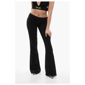 Dsquared² Jeweled Detail Flared Fit Pants