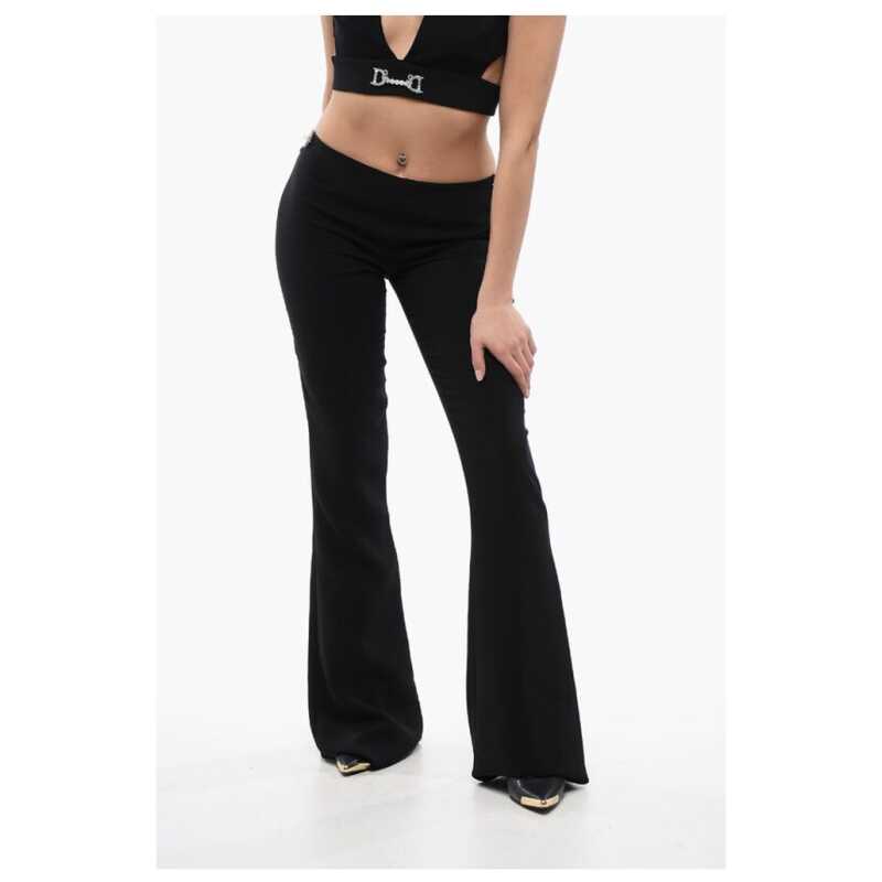 Dsquared² Jeweled Detail Flared Fit Pants, theFeinheit