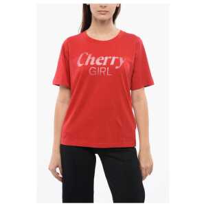 Dsquared² Crew Neck CHERRY GIRL Cotton T-Shirt