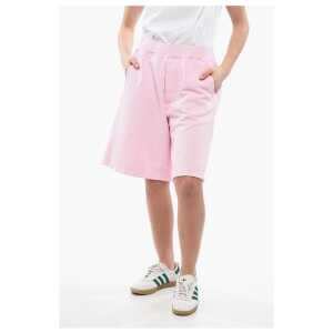 Dsquared² Brushed Cotton Oversized Shorts