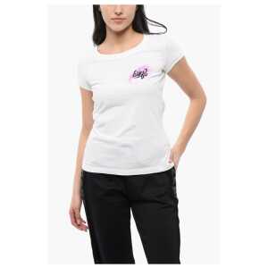 Dsquared² Crew Neck SCOOP T-Shirt with Printed Logo
