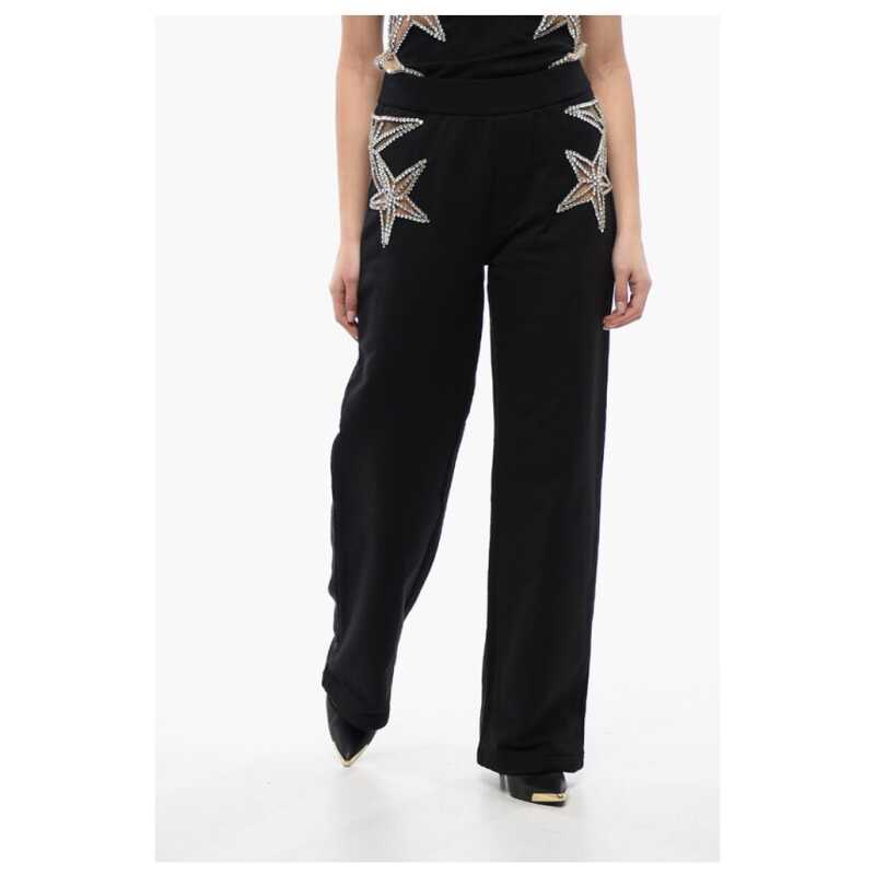 Dsquared² Straight Fit STAR Sweatpants with See Through Inserts, theFeinheit