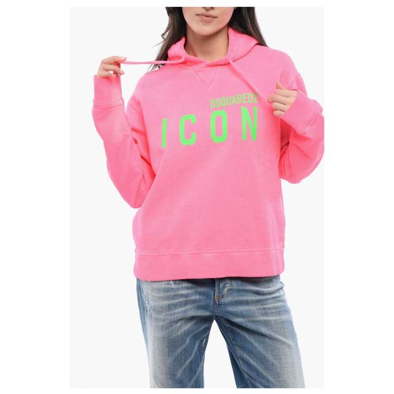 Dsquared² Brushed Cotton NEON ICON Hoodie, theFeinheit