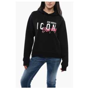 Dsquared² Fleece Cotton ICON DARLING Hoodie