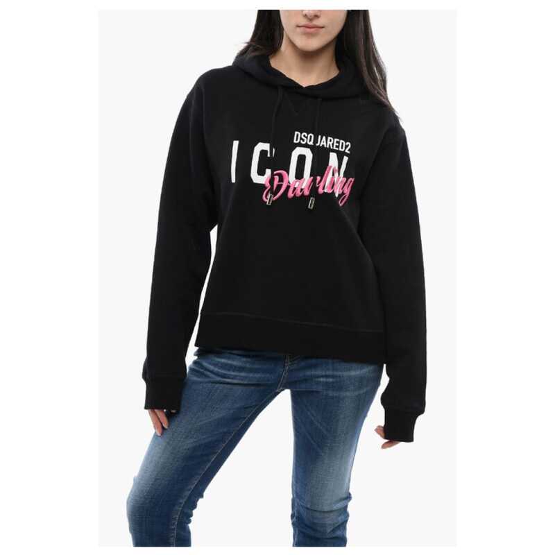 Dsquared² Fleece Cotton ICON DARLING Hoodie, theFeinheit