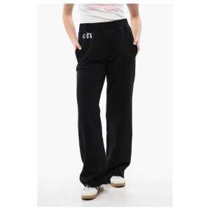 Dsquared² Fleece Cotton ICON MINI Straight Fit Sweatpants