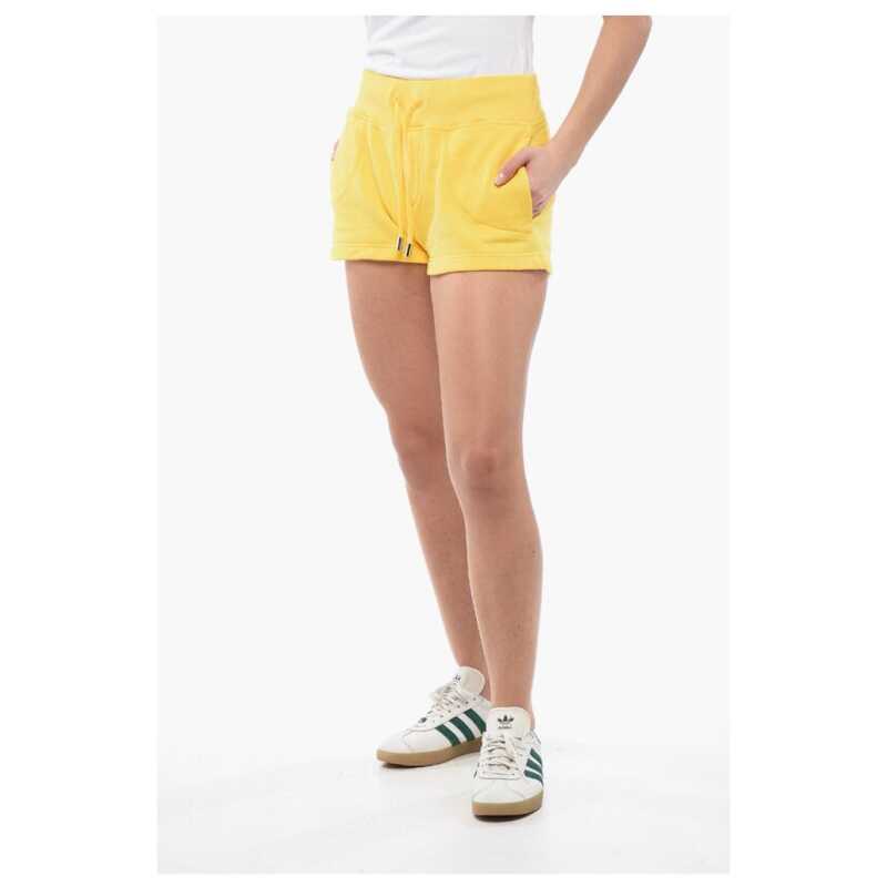 Dsquared² Brushed Cotton Shorts with Logo Patch, theFeinheit