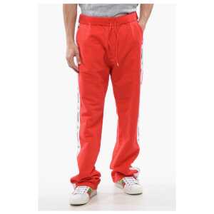 Dsquared² Brubs Fit Brushed Cotton Joggers With Contrasting Bands