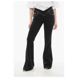 Versace JEANS COUTURE Palazzo Denims with Size Zip