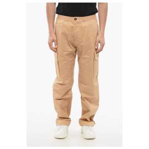 Marni Cotton Cargo Pants with Elastic Waistband
