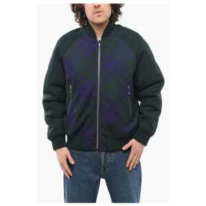 Burberry Tartan Patterned Reversible Bomber Jacket
