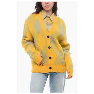 Burberry Argyle Patterned Wool Cardigan