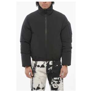 Burberry Multipocketed Down Jacket with Back Embroidered Logo