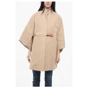Max Mara Cotton BERTO Cape with Belt