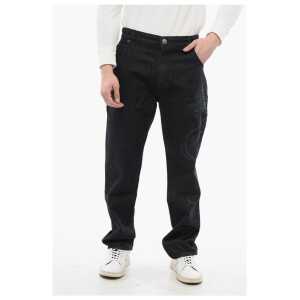 Balmain Straight Denims with Dragon Motif