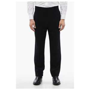 Balmain Viscose Blend Pants with Jacquard STAR Motif