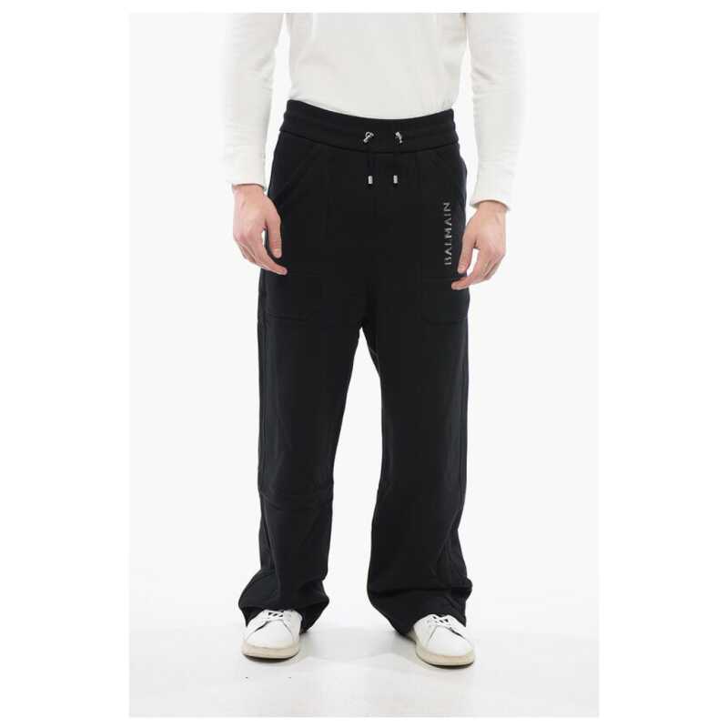 Balmain Logoed Wide-leg Joggers, theFeinheit