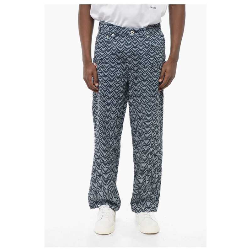 Kenzo 5-Pocket SEIGAIHA Pants with Rainbow Motif, theFeinheit