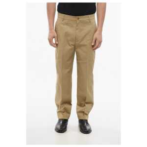 Kenzo Cotton Chinos Pants with Belt Loops