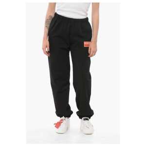 Kenzo Brushed Cotton Sweatpants with Cuffs