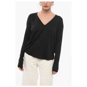 Rag&Bone V Neck Stretch Fabric Sweater