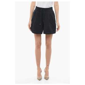 Dries Van Noten Cotton Quilted Shorts