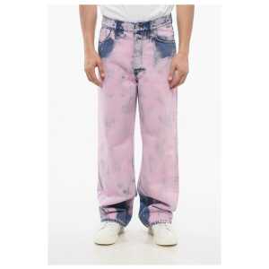Dries Van Noten Tie Dye Cotton PINE Denims 25cm