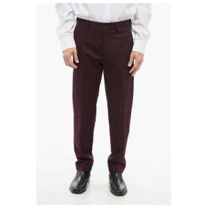 Dries Van Noten Cotton Chinos Pants with Cuffs