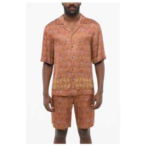 Dries Van Noten Chiffon CASSI Shirt with Embroidered Band