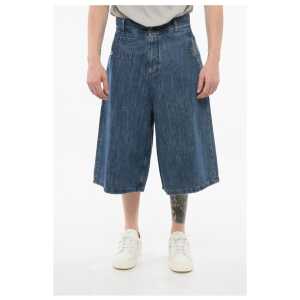 Etro Flared Fit Denim Shorts with Belt Loops