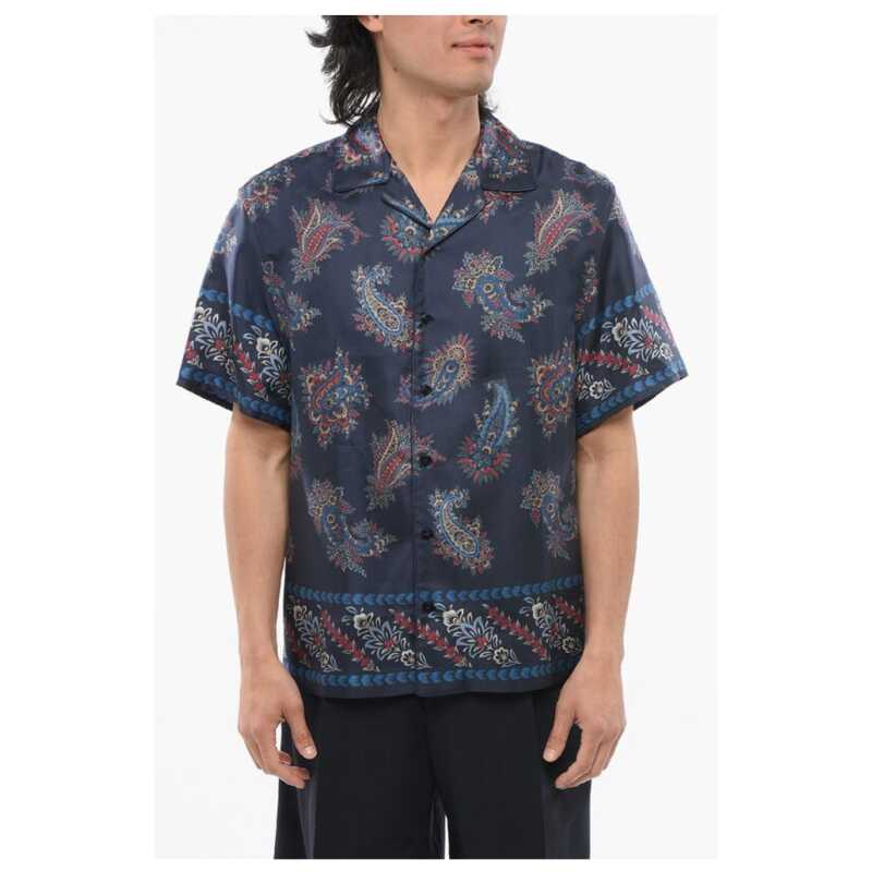 Etro Paisley Patterned Silk Bowling Shirt, theFeinheit