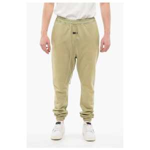 Fear Of God Fleeced Cotton Sweatpants with Nylon Detail