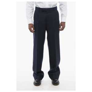 Gucci 4-Pocketed Jacquard Wool Pants with Ton sur Ton Monogram Mot
