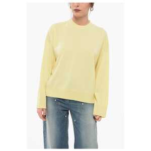 Bottega Veneta Straight Fit Wool Crew Neck Sweater