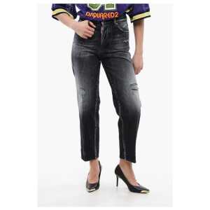 Dsquared² Distressed Boston Fit Denims 18cm