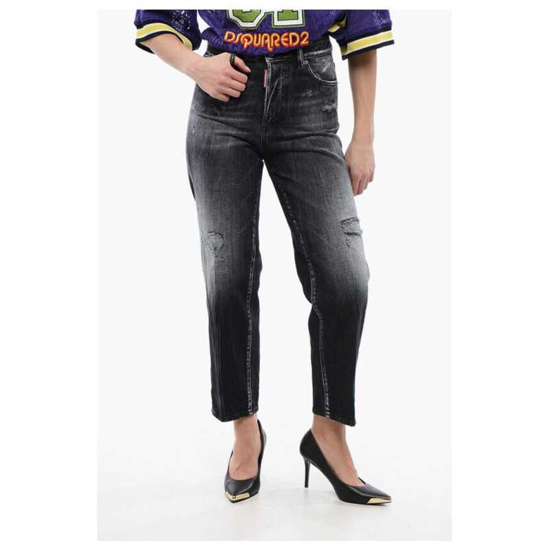 Dsquared² Distressed Boston Fit Denims 18cm, theFeinheit