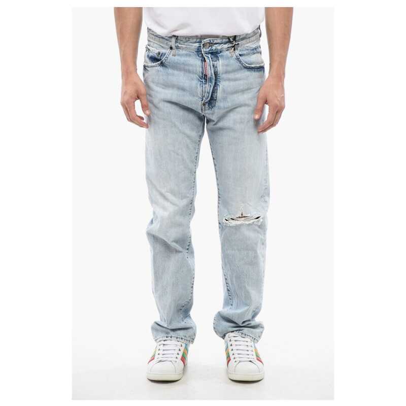 Dsquared² Distressed Effect 642 Light Washed Jeans 19 cm, theFeinheit