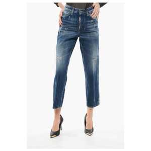 Dsquared² Distressed Boston Fit Denims 18cm